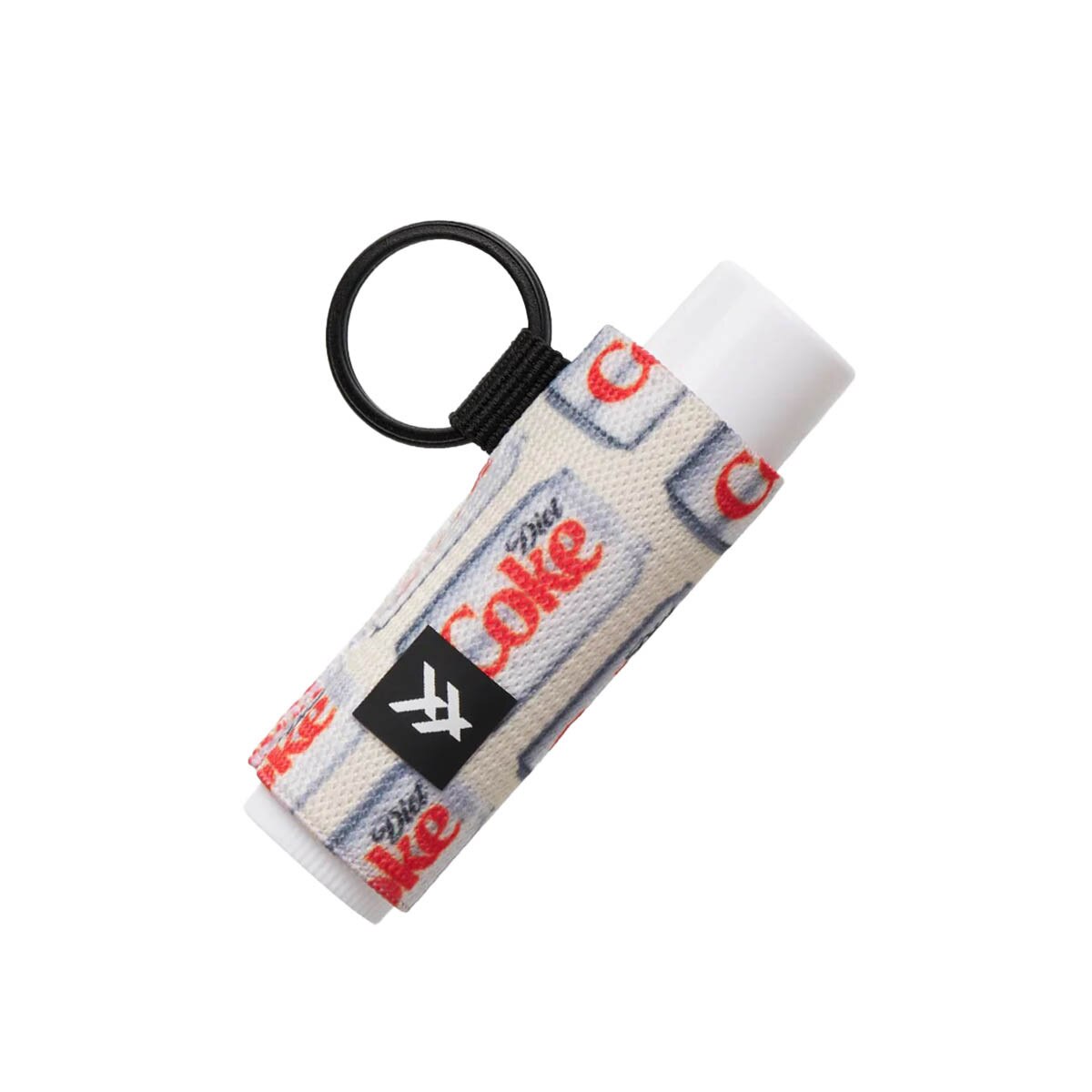 Thread lip balm holder diet coke print